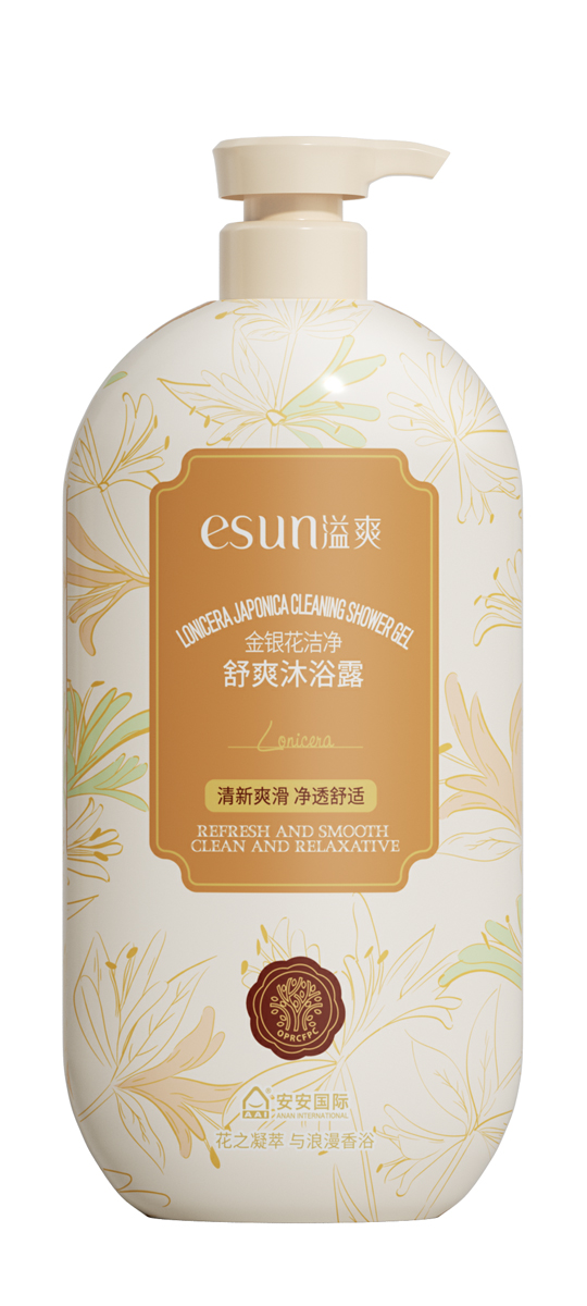 九州ku酷游国际金银花清洁舒爽沐浴露